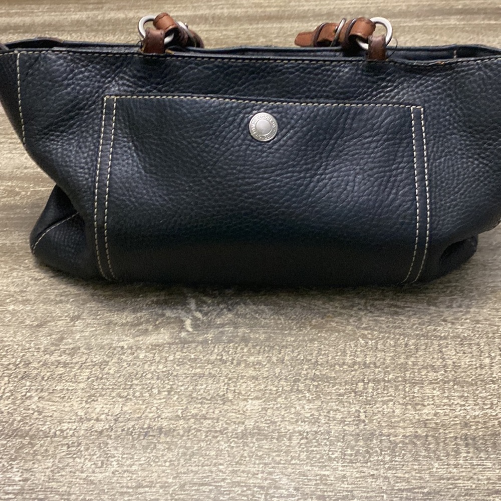 Coach
Chelsea Pebbled Black and Brown Leather Shoulder Bag
15"L x 4"W x 8"H - Picture 7 of 16